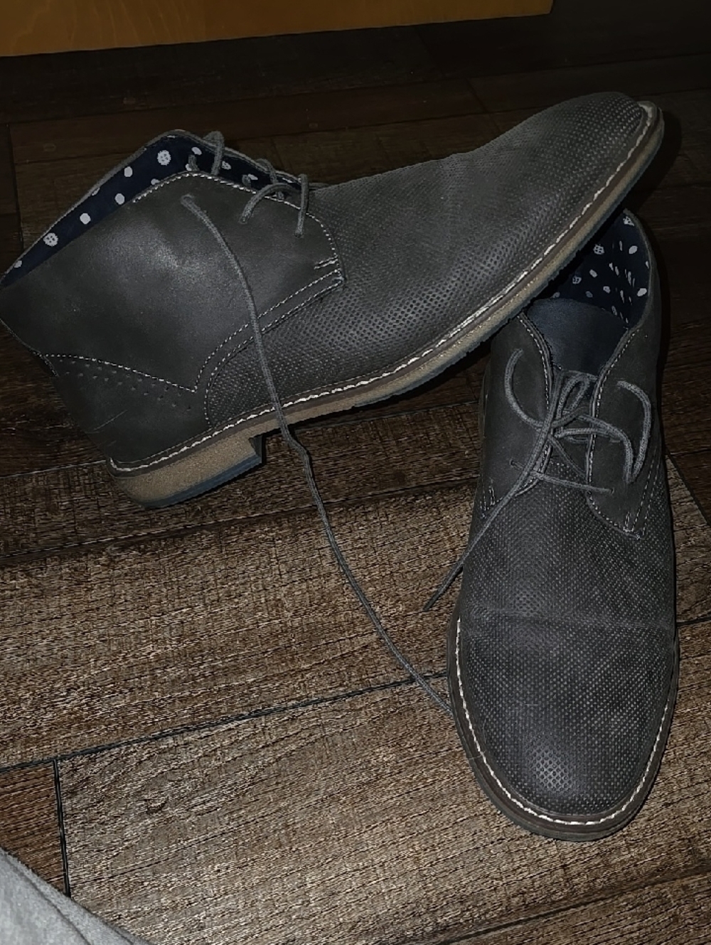 Men's Steve Madden Gray Chukka Boots